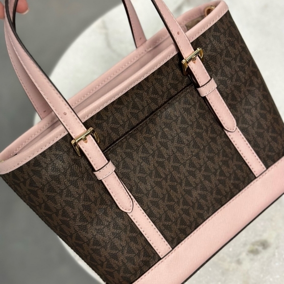 Michael Kors Tore small size JET SETTRAVEL35SOGTVTOV BLOSSOM XS TZ CONV TOTE - Picture 6 of 6